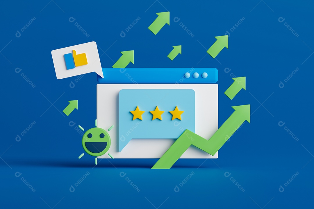 Renderização 3D Conceito avaliação