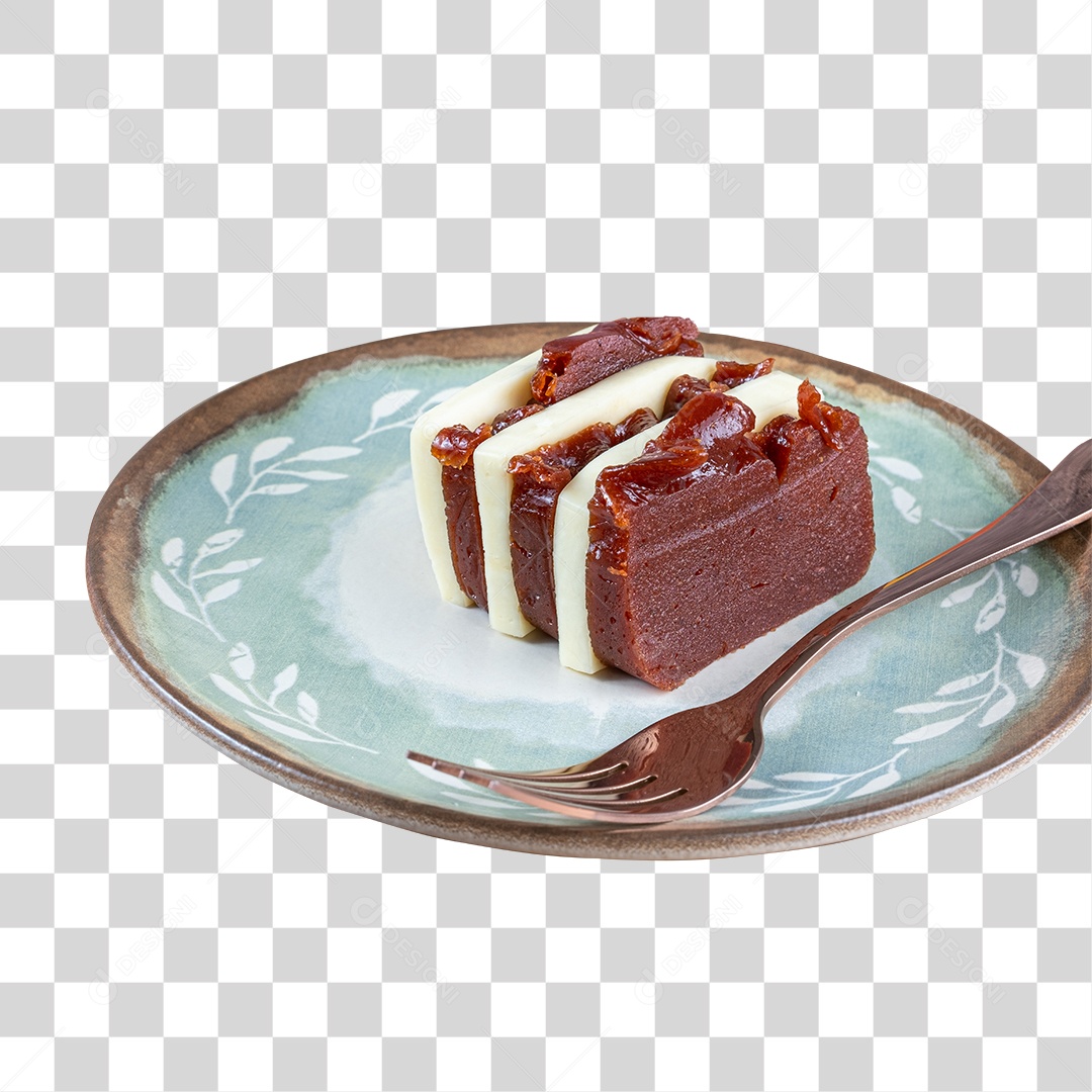 Pedaço De Bolo No Prato PNG Transparente