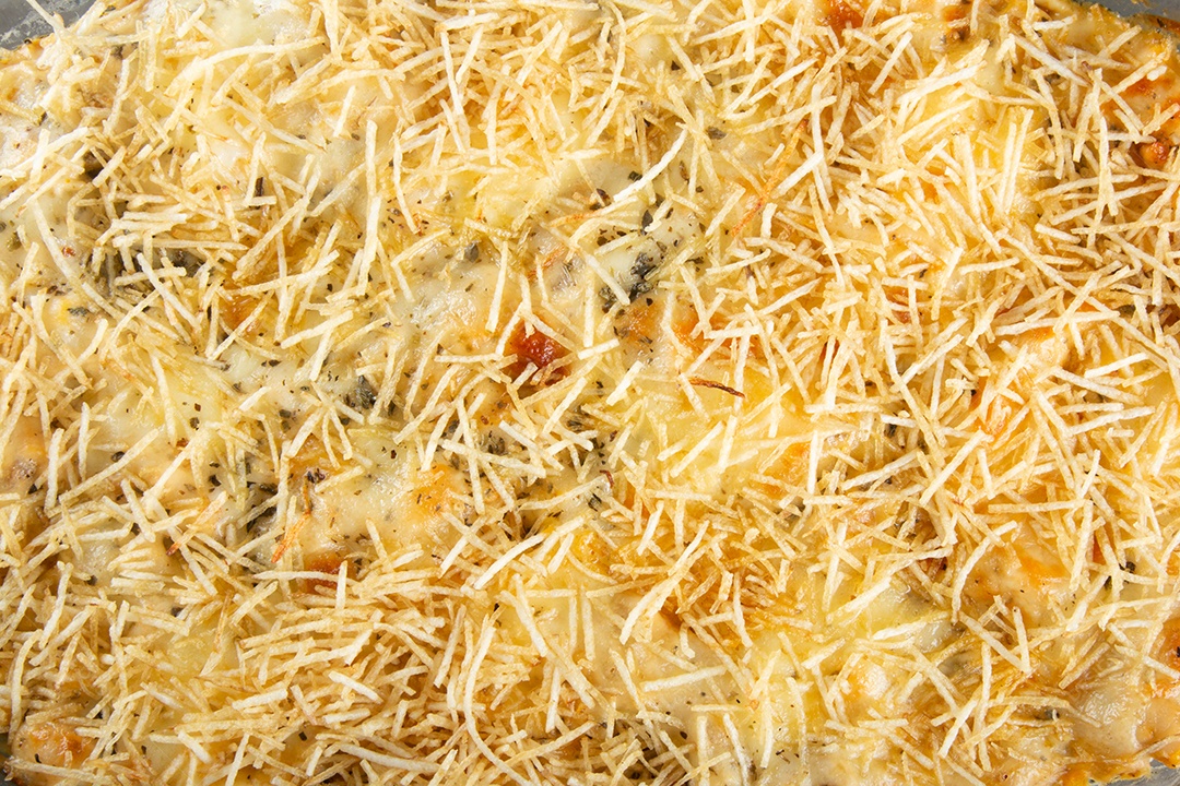 Fricasse de Frango com Milho Verde e Sour Cream, batido no liquidificador, super cremoso.