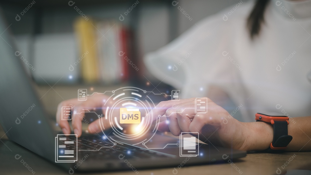 Negócios com sistema de gerenciamento de documentos DMS Banco de dados de documentos online e processos automatizados no gerenciamento de arquivos Pesquise e gerencie arquivos de banco de dados de documentos online.