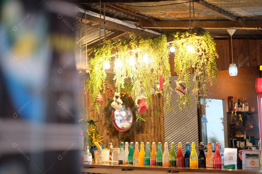 Lustres sobre lindo ambiente