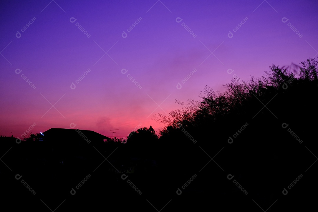 céu anoitecer sem estrelas