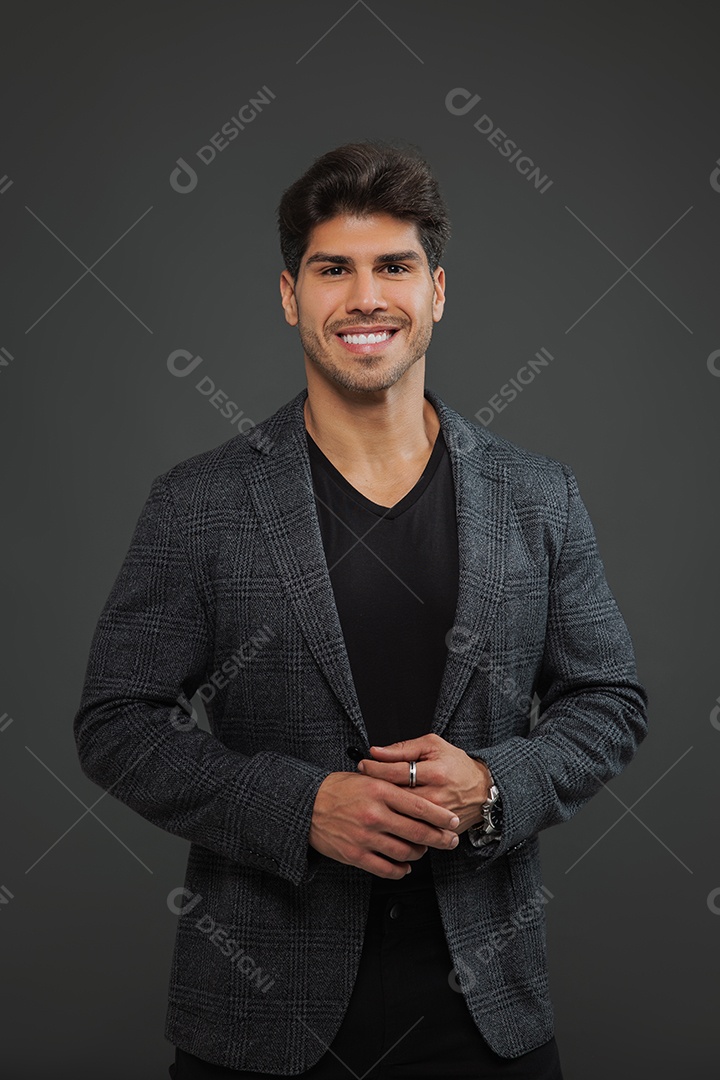 Homem jovem empresário