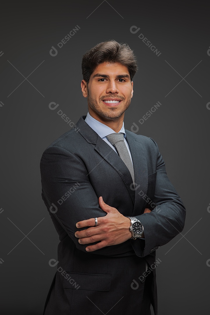Homem jovem empresário