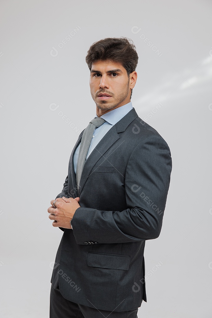 Homem jovem empresário