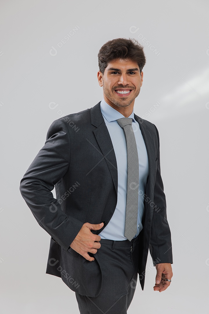 Homem jovem empresário