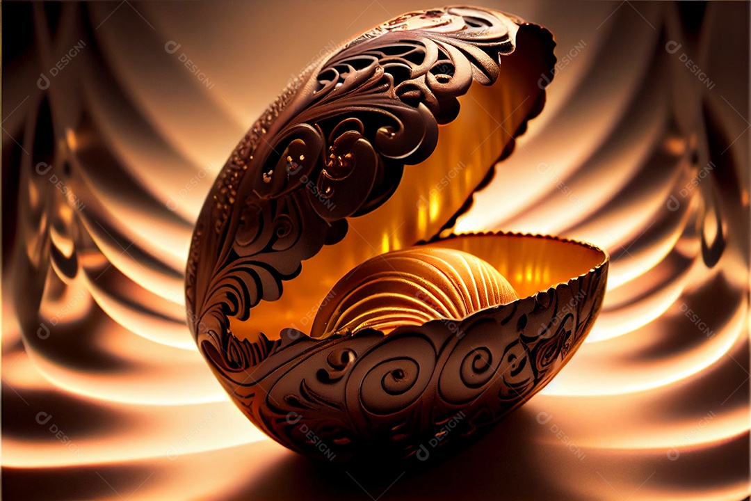 Ovos de páscoa sobre um fundo isolado