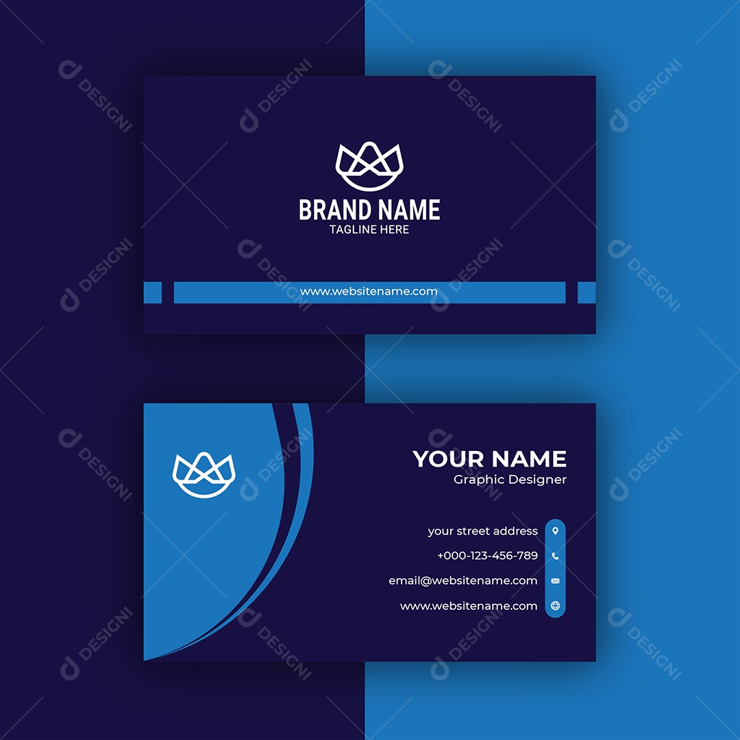 Modelo de Cartão de Visita EPS Editável