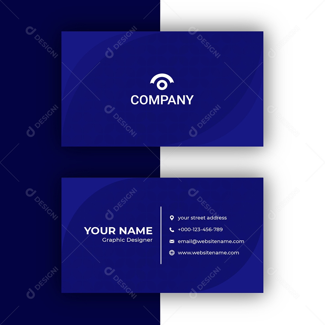 Modelo de Cartão de Visita EPS Editável