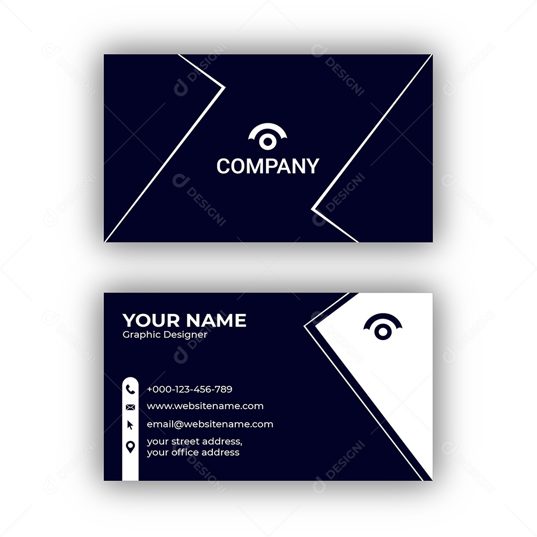 Modelo de Cartão de Visita EPS Editável