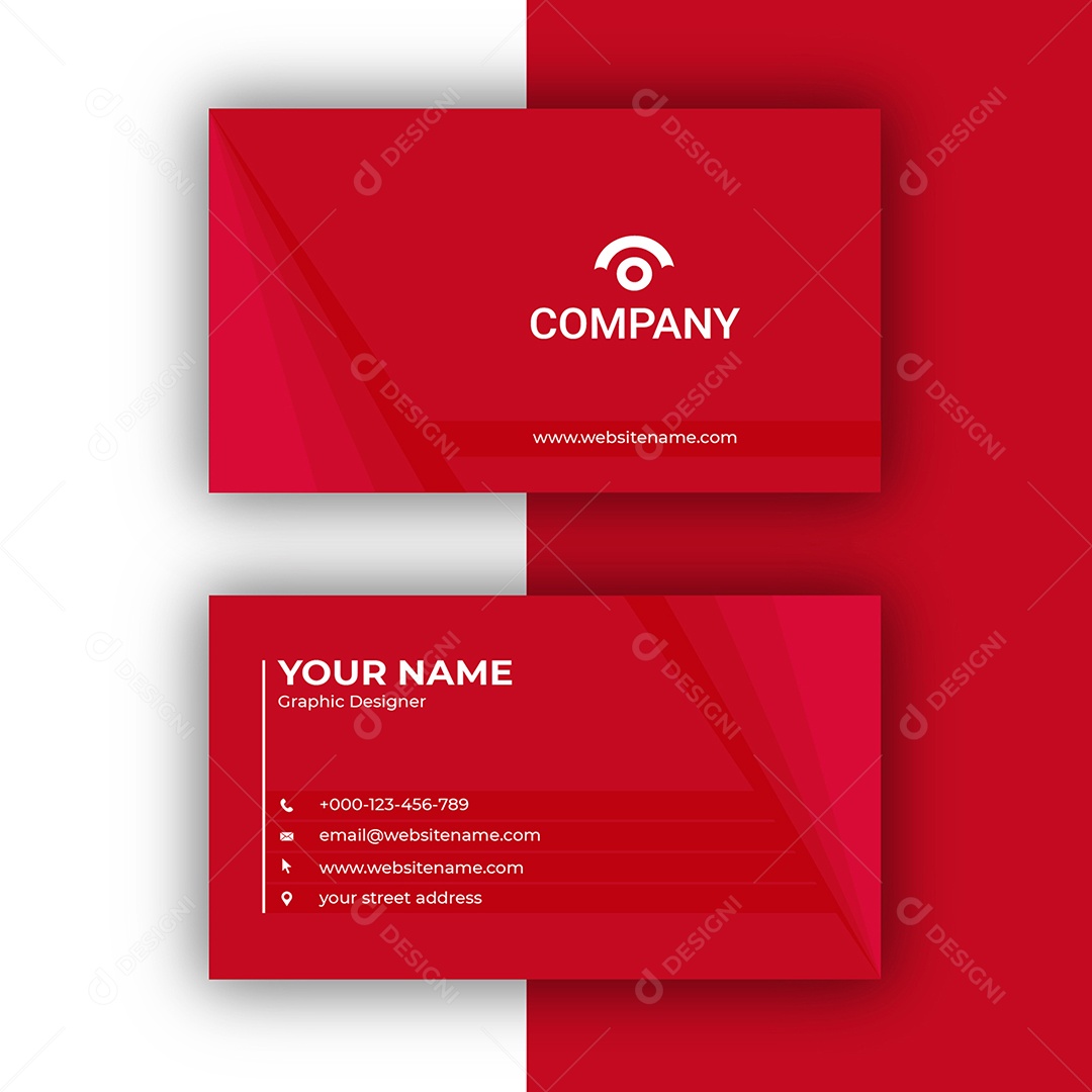 Modelo de Cartão de Visita EPS Editável