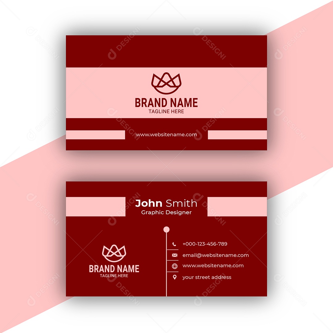 Modelo de Cartão de Visita EPS Editável