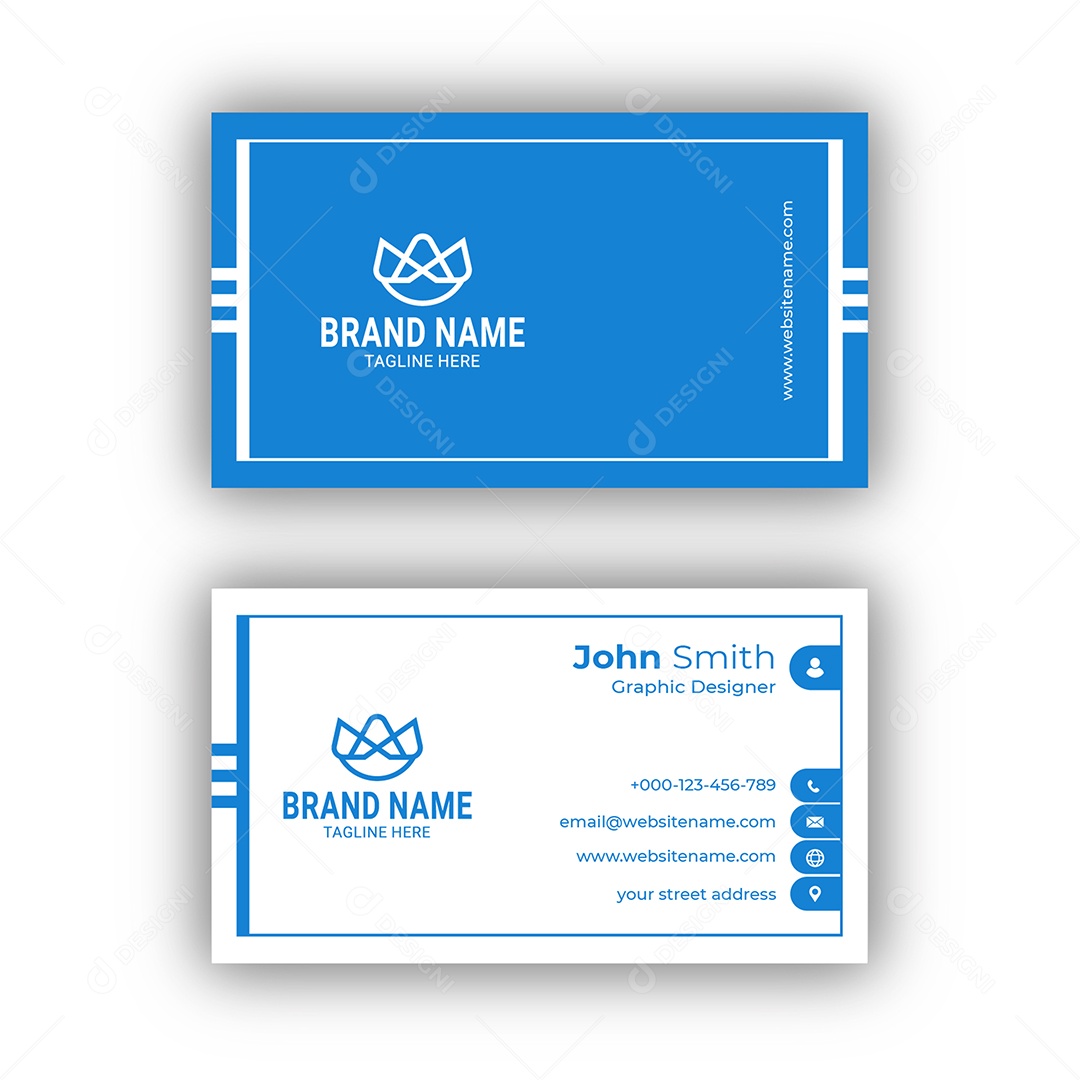 Modelo de Cartão de Visita EPS Editável