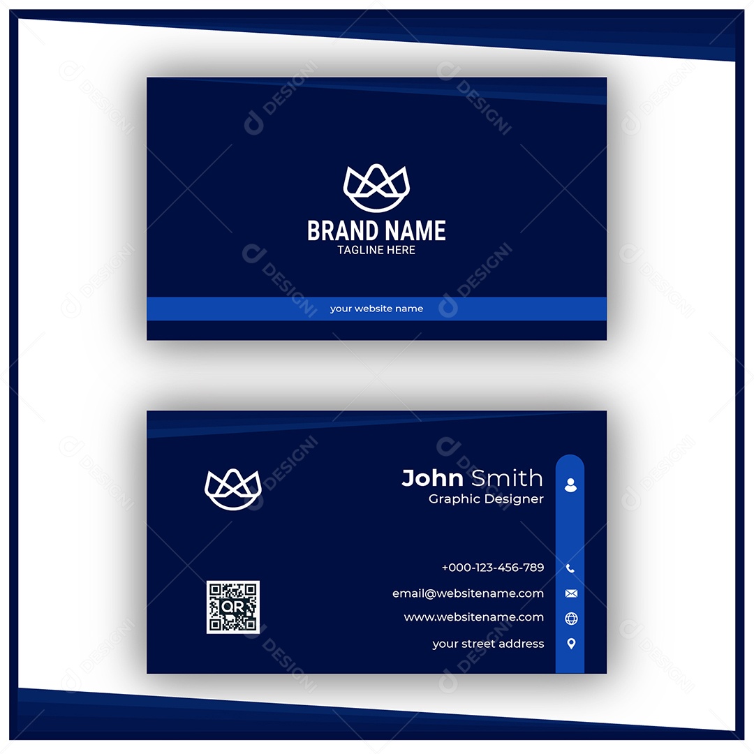 Modelo de Cartão de Visita EPS Editável