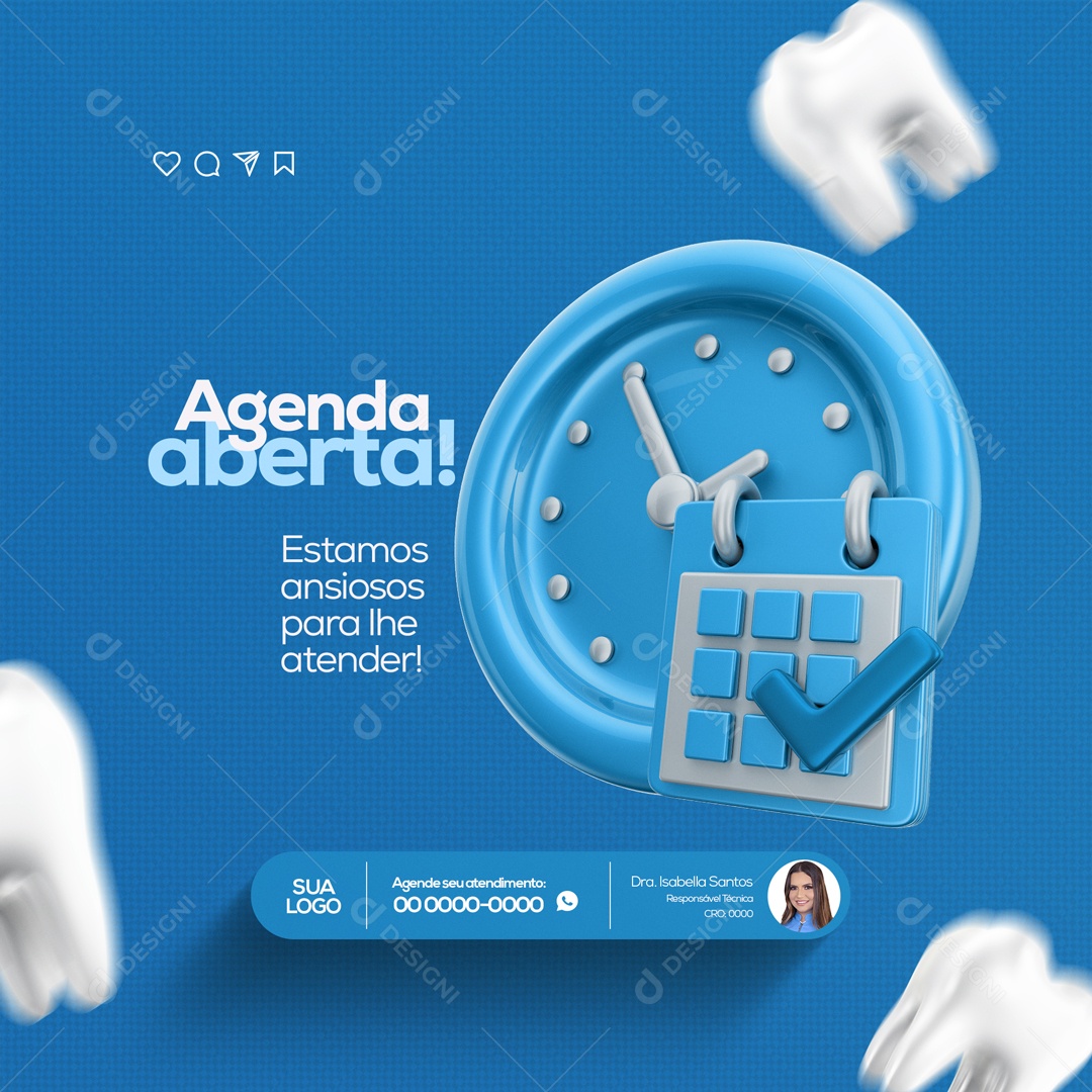 Agendamento em clínica odontológica