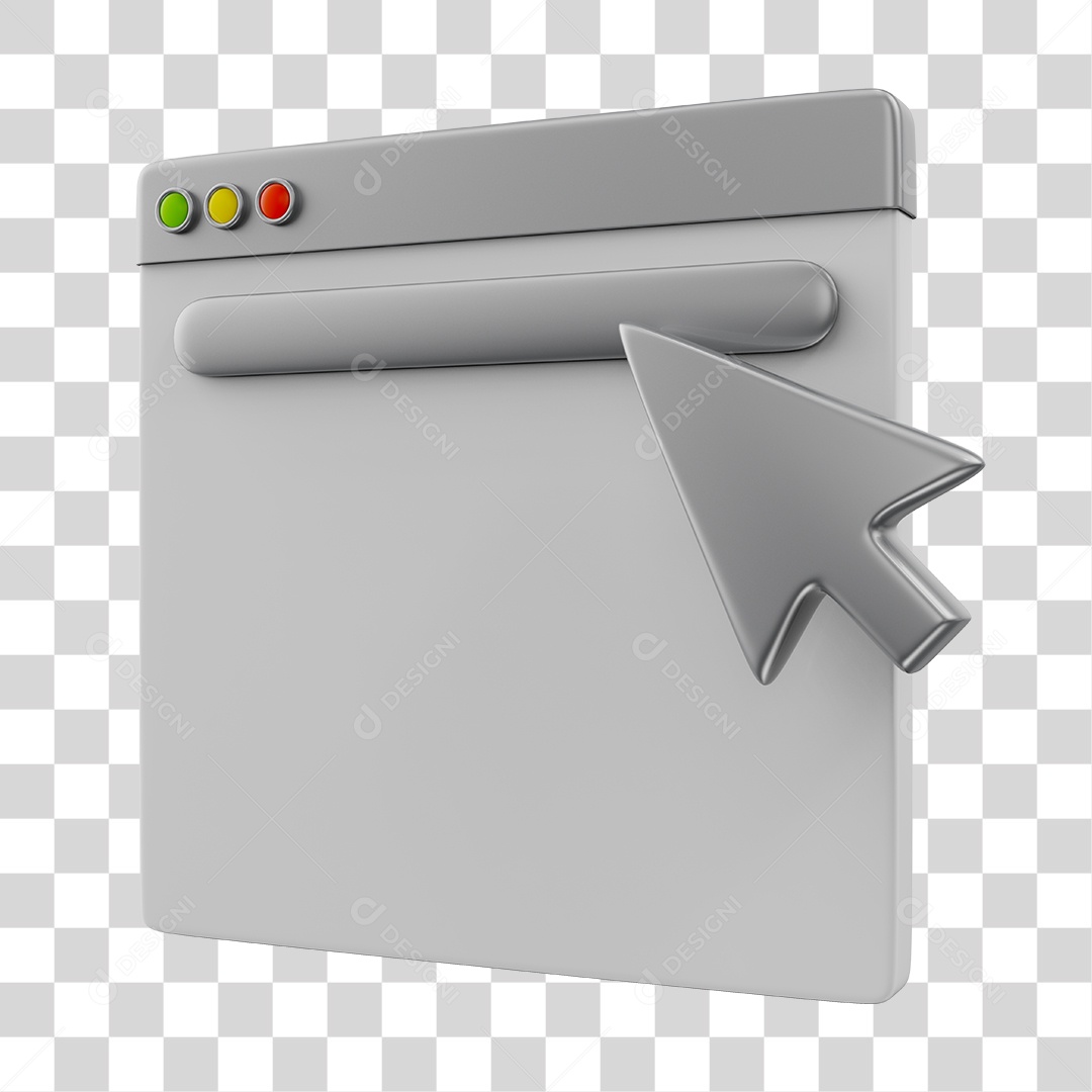 Sistema de Janelas Elemento 3D PNG Transparente