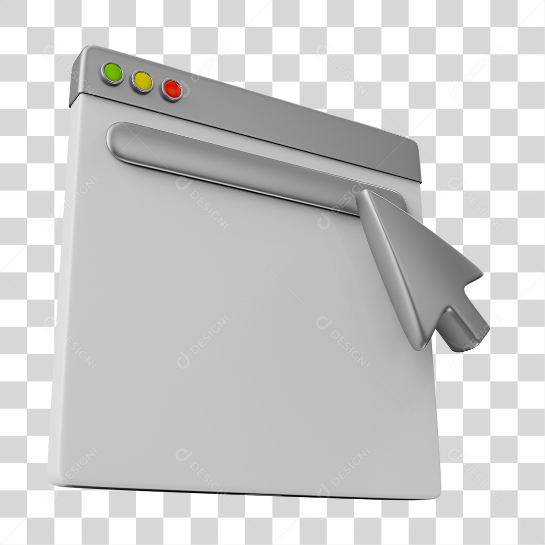 Sistema de Janelas Elemento 3D PNG Transparente