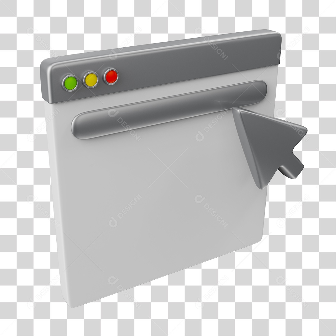 Sistema de Janelas Elemento 3D PNG Transparente