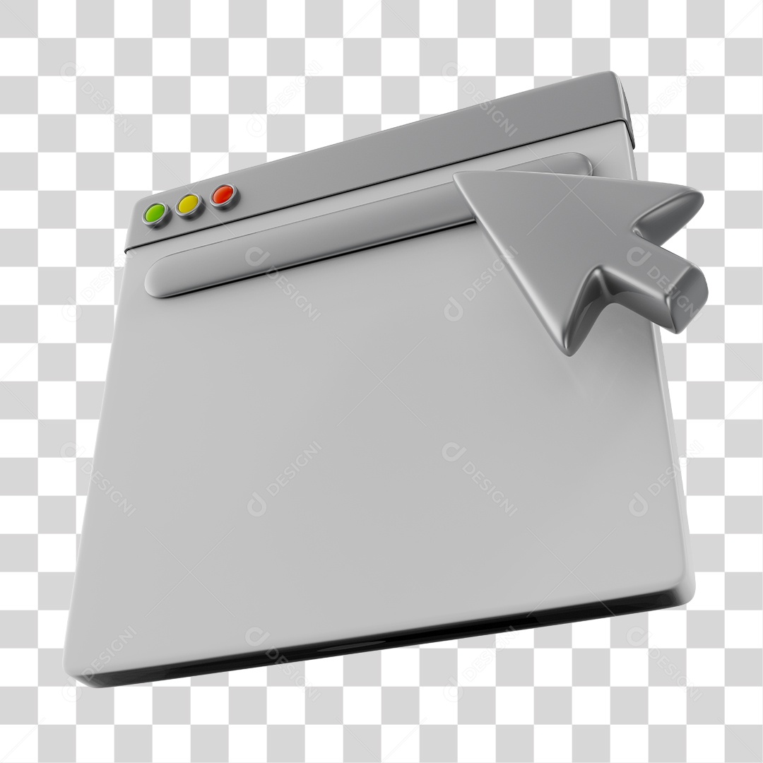 Sistema de Janelas Elemento 3D PNG Transparente