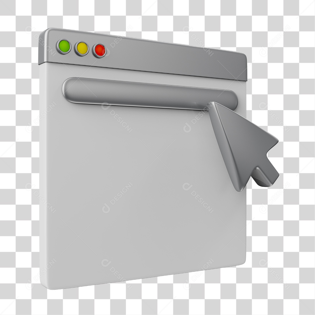 Sistema de Janelas Elemento 3D PNG Transparente