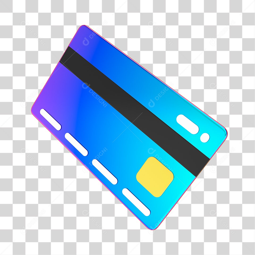Elemento 3D Para Composição Cartão PNG Transparente