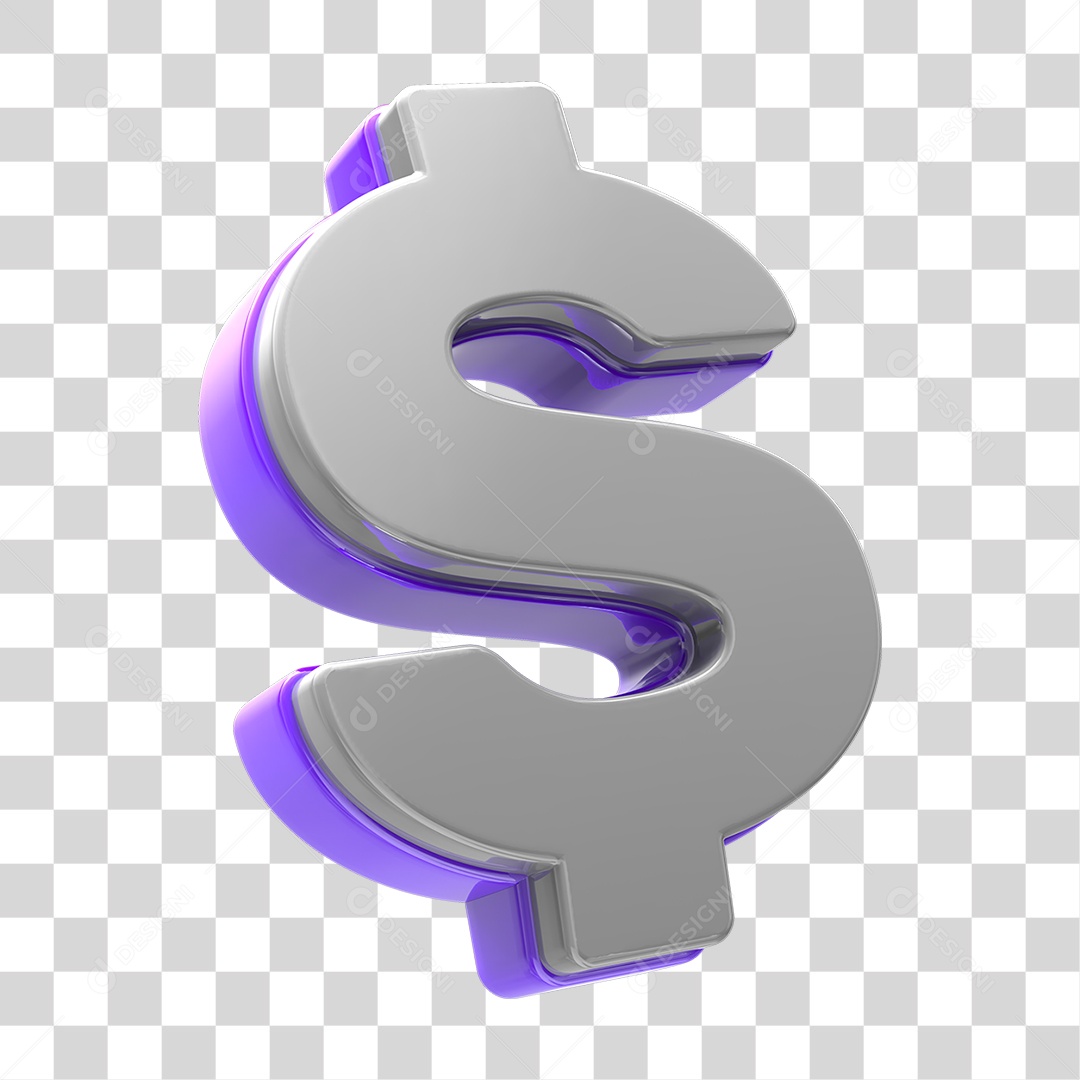 Ícone 3D Dinheiro Real PNG Transparente