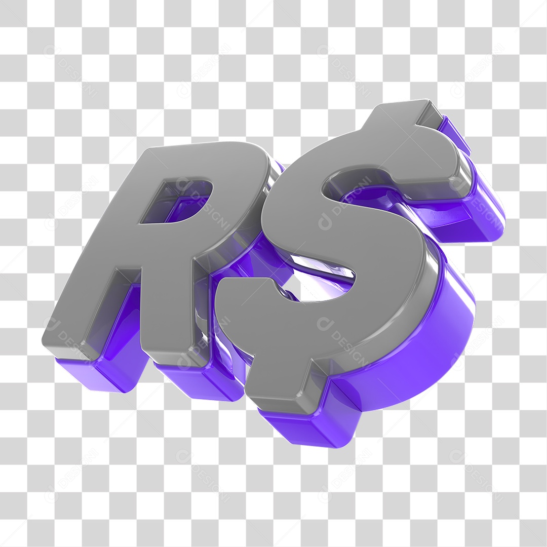 Ícone 3D Dinheiro Real PNG Transparente