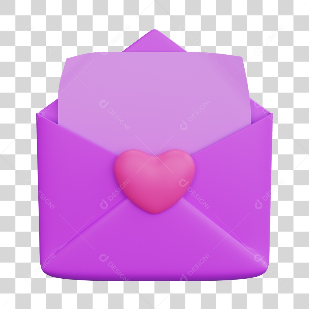 Elemento 3D Dia Dos Namorados  PNG Transparente