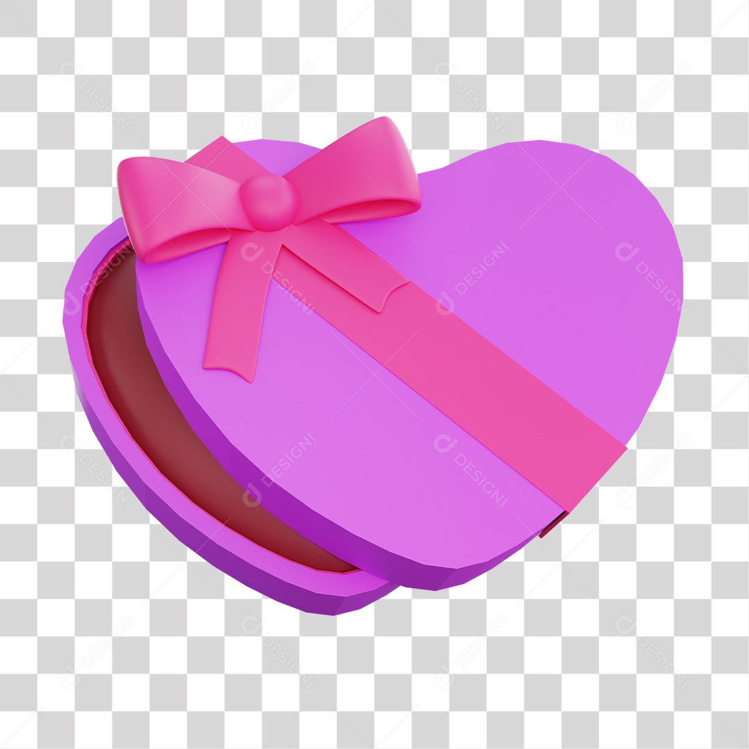 Elemento 3D Dia Dos Namorados  PNG Transparente