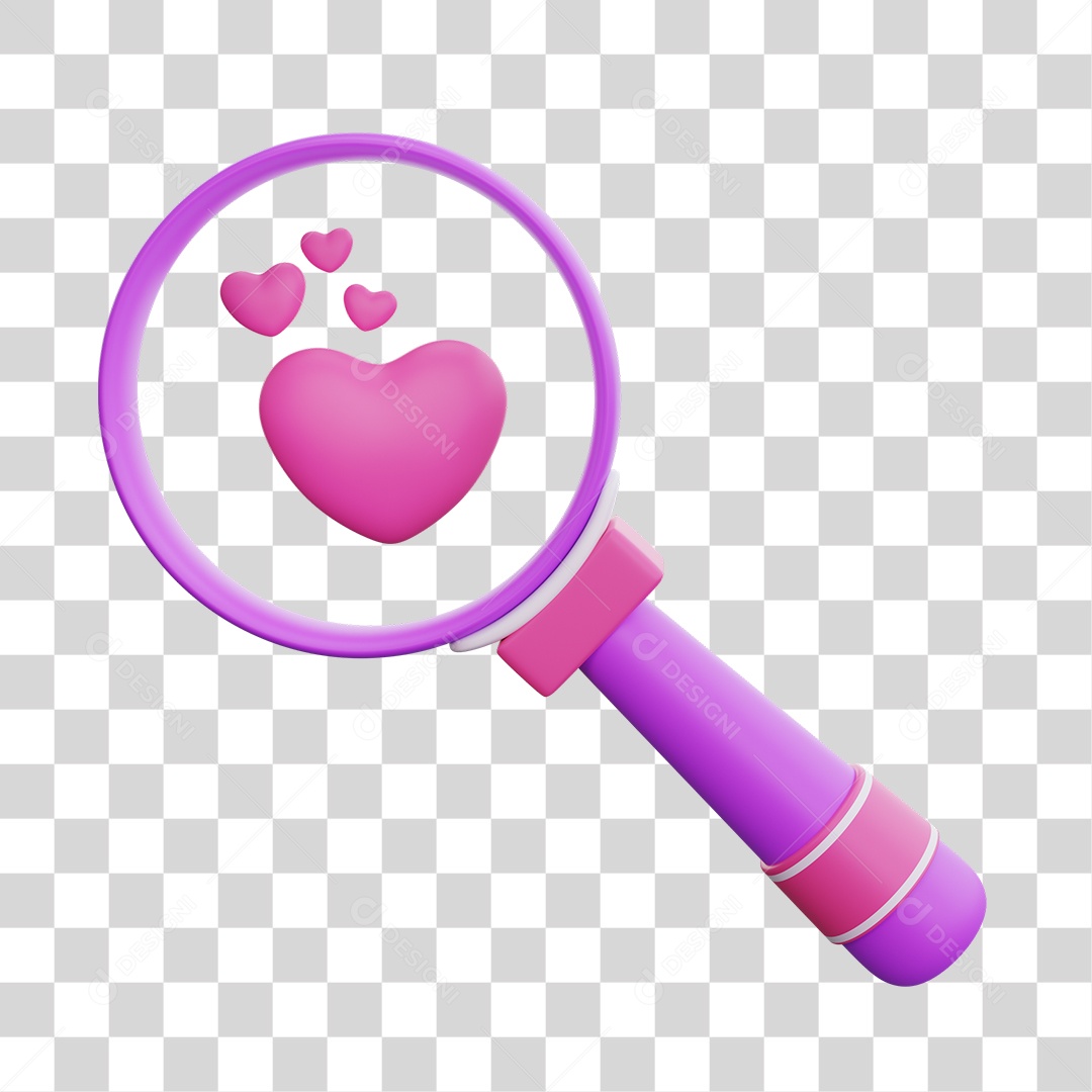 Elemento 3D Dia Dos Namorados  PNG Transparente