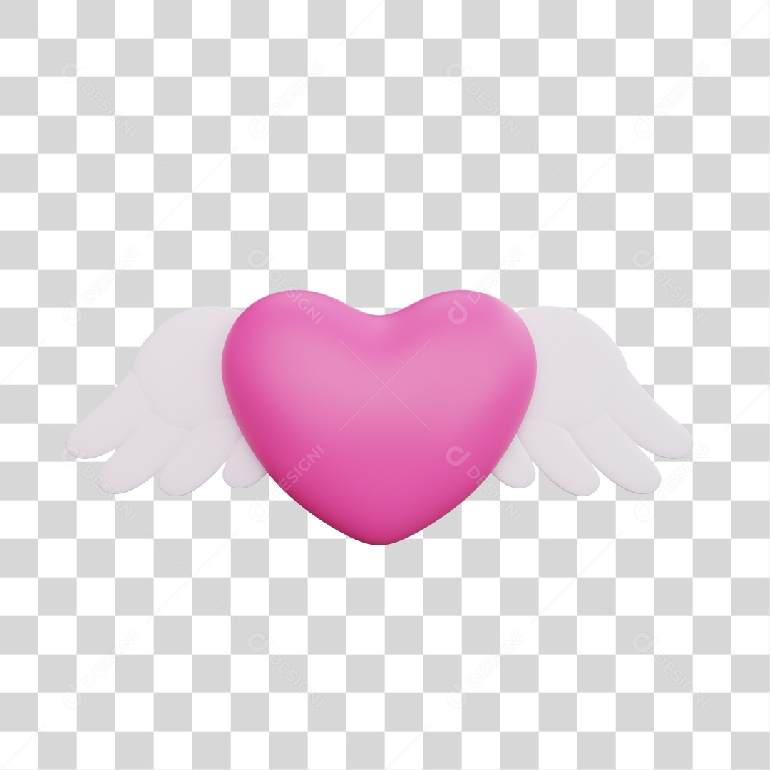 Elemento 3D Dia Dos Namorados  PNG Transparente