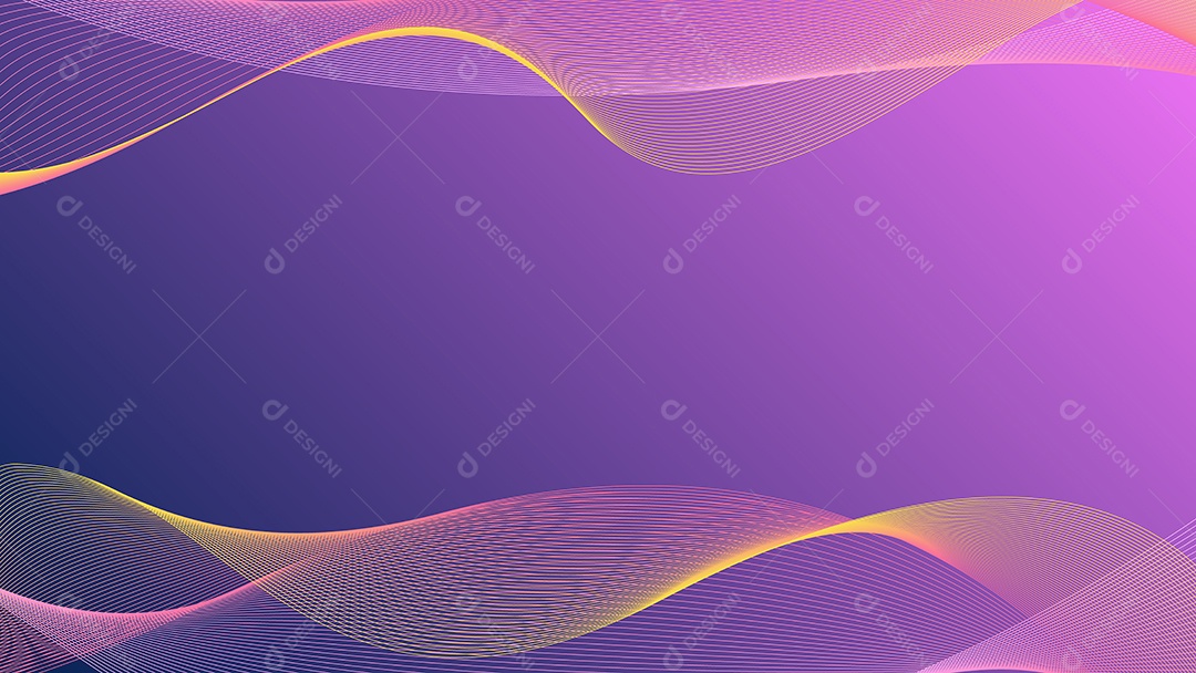 Background Linhas Onduladas Fundo Roxo EPS Editável