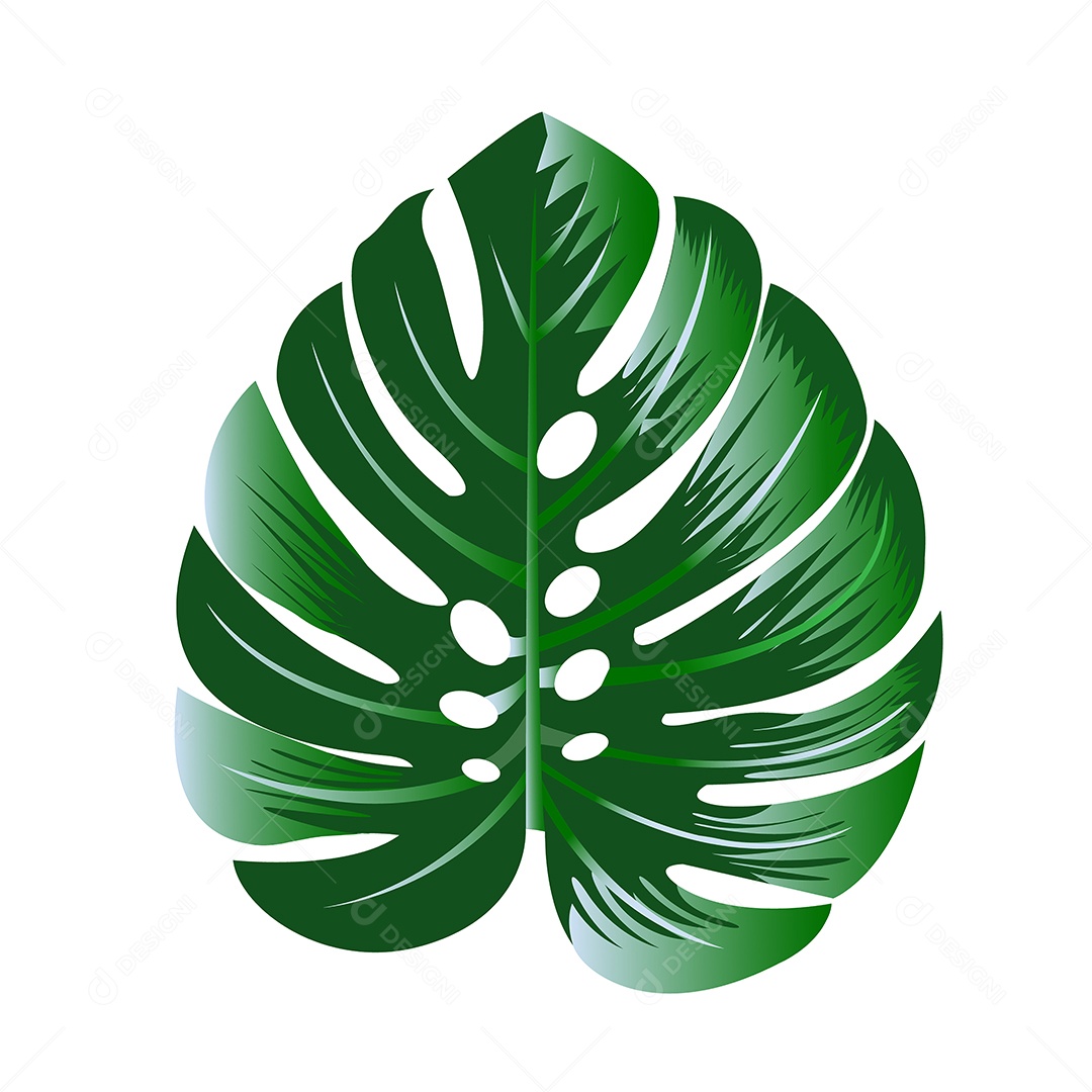Ilustração de Folha Vetor EPS Editável