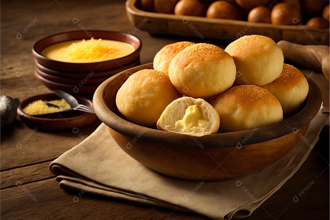 Pão de queijo comida típica de Minas Gerais