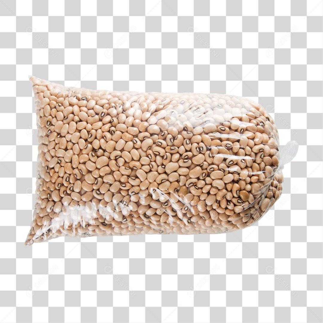 Saco de Feijão Branco PNG Transparente