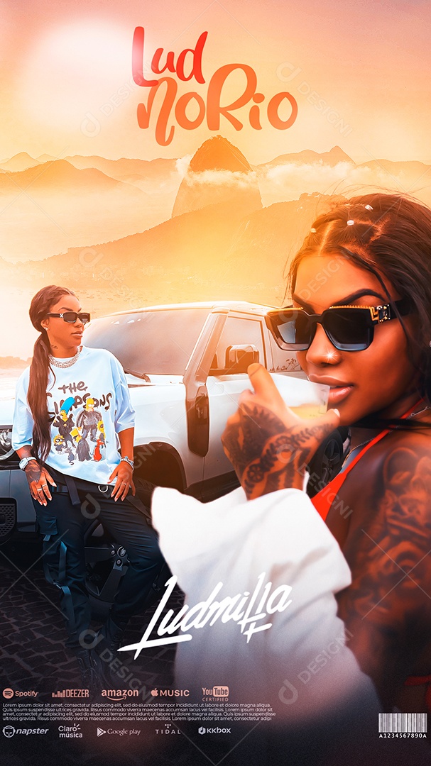 Story Flyer Lud no Rio Social Media PSD Editável