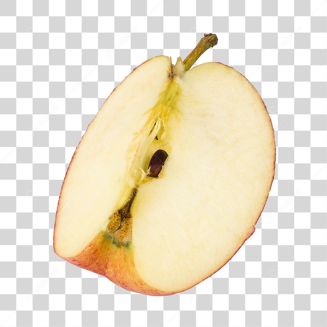 Fatia de Maçã PNG Transparente