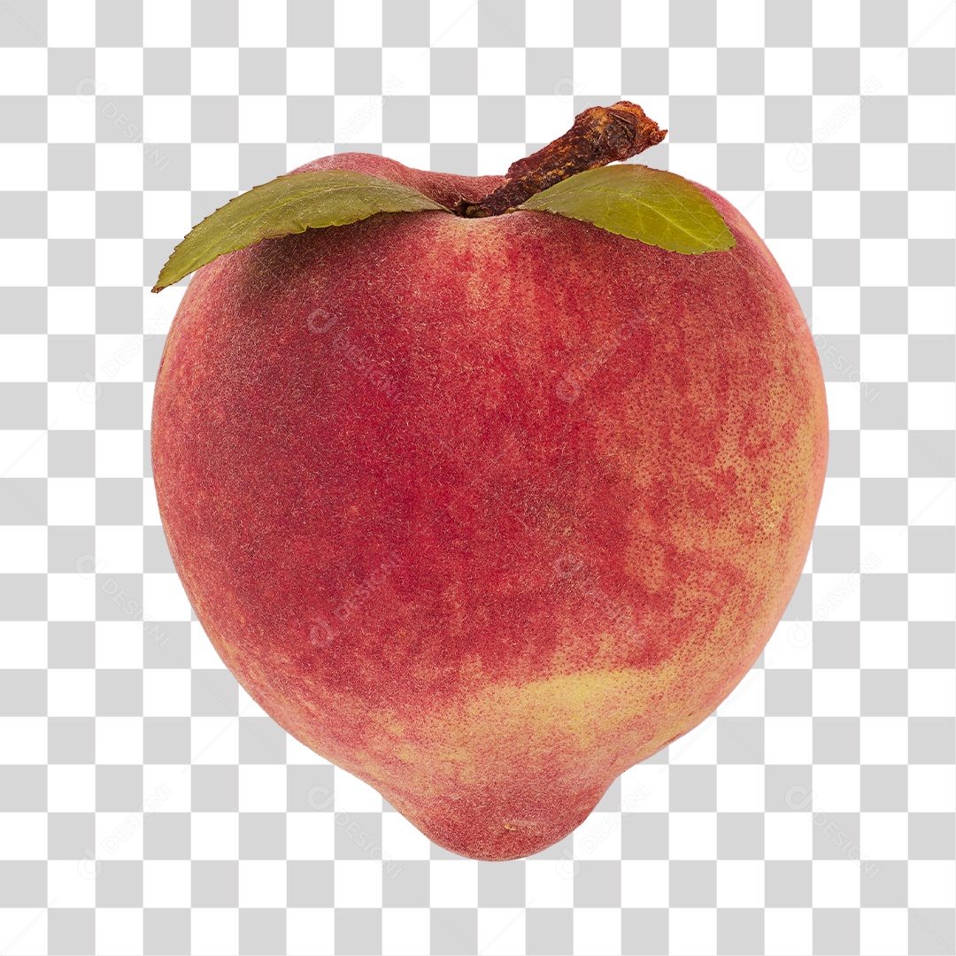 Pêssego Inteiro PNG Transparente