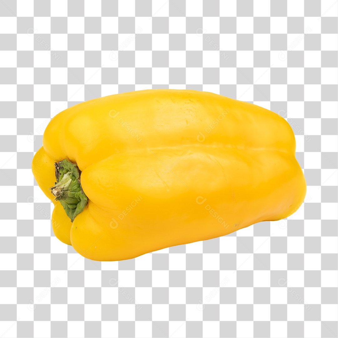Pimentão Amarelo PNG Transparente