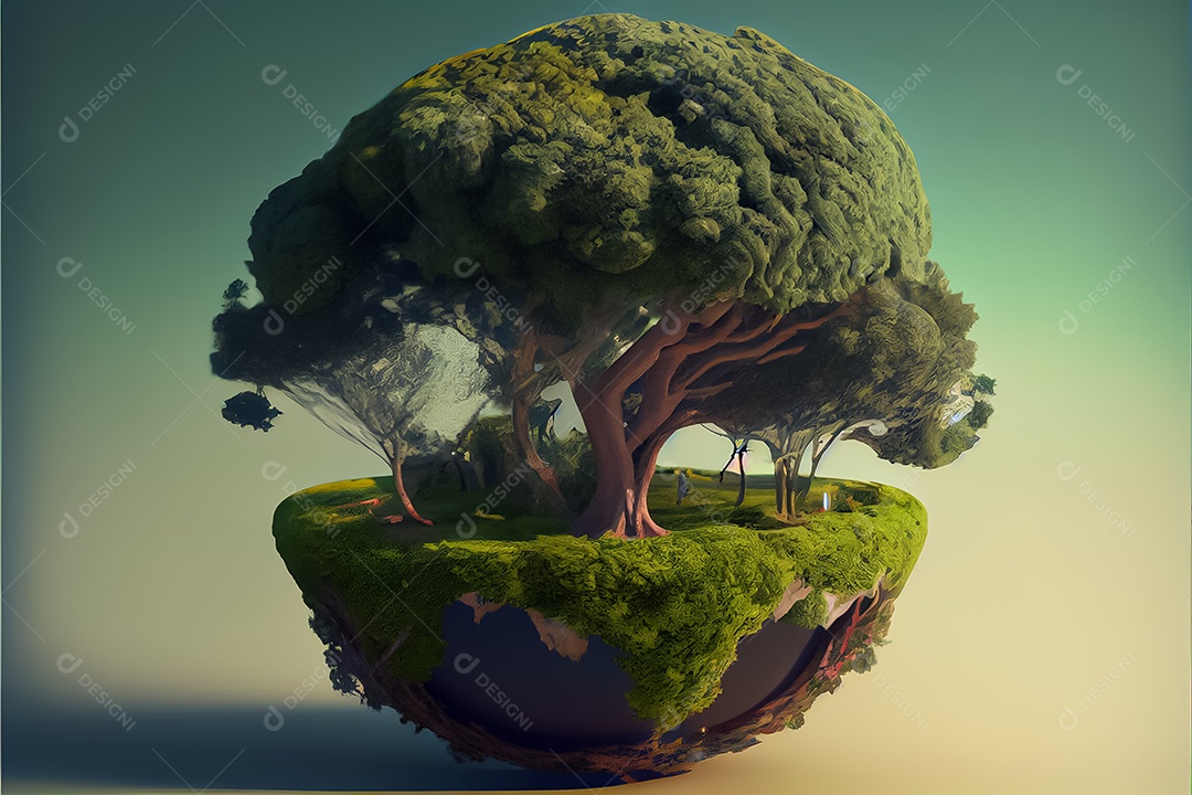 Dia mundial da floresta realista 21 de março