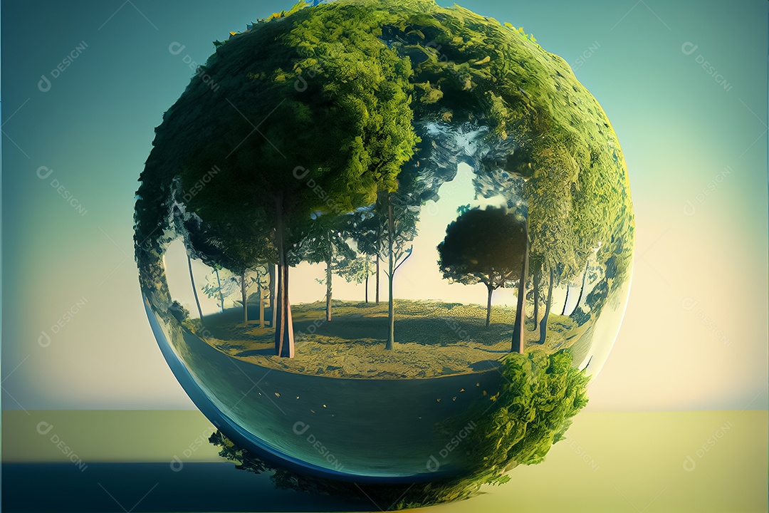 Dia mundial da floresta realista 21 de março