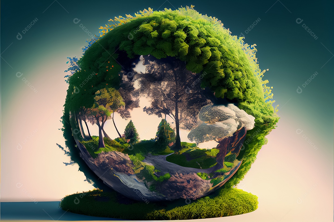 Dia mundial da floresta realista 21 de março