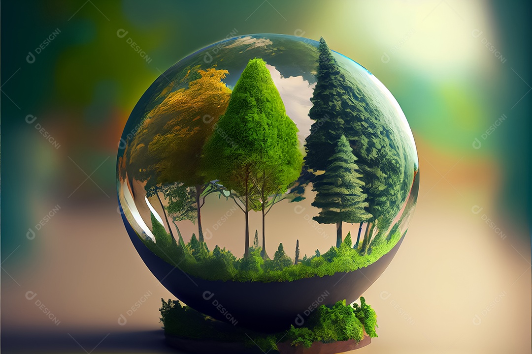 Dia mundial da floresta realista 21 de março