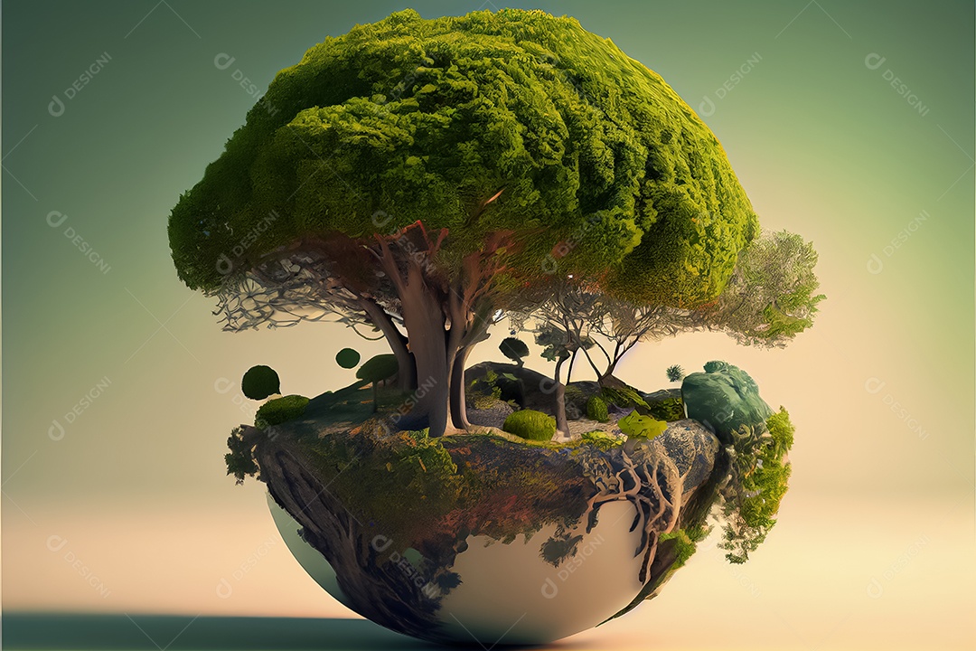 Dia mundial da floresta realista 21 de março