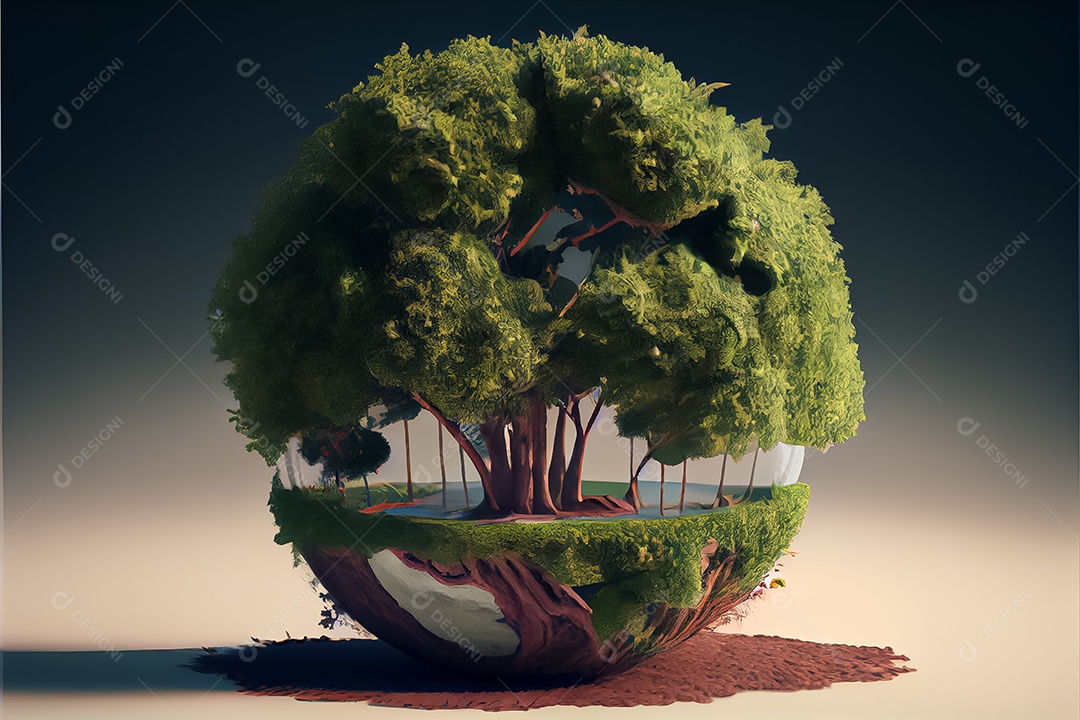 Dia mundial da floresta realista 21 de março