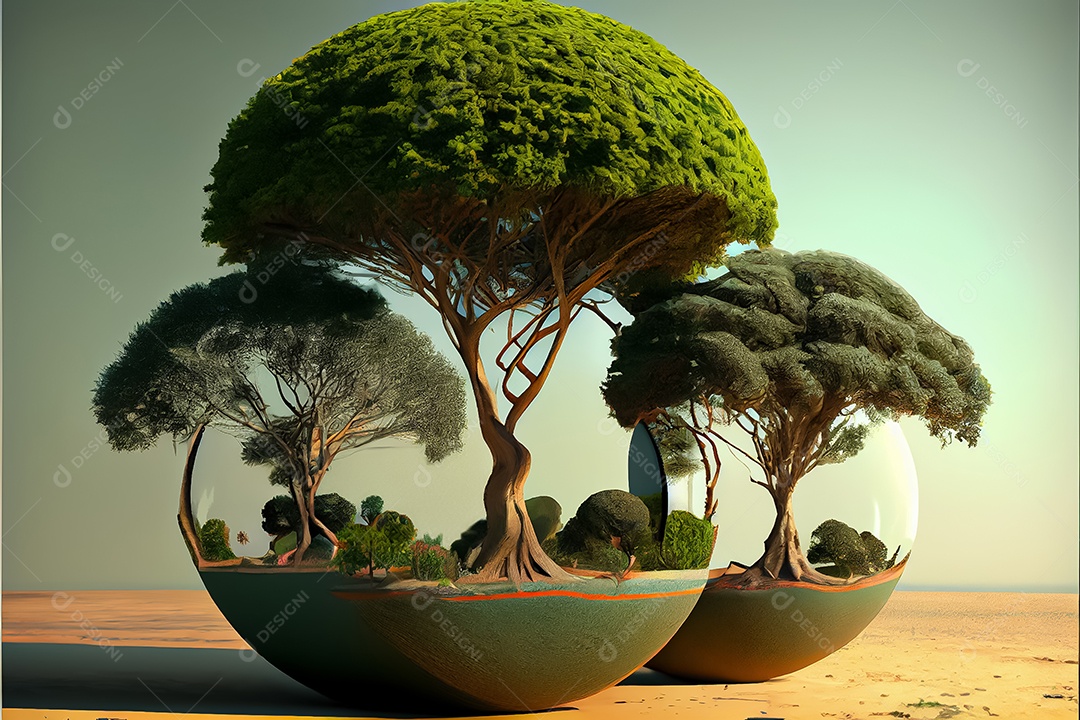 Dia mundial da floresta realista 21 de março