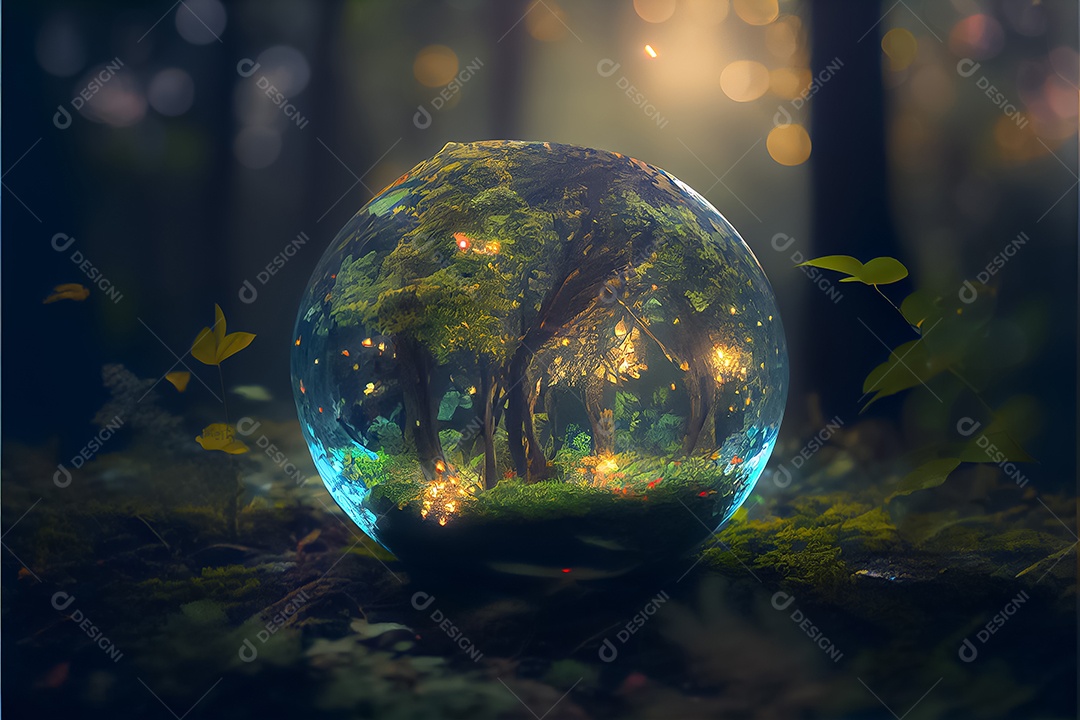 Dia mundial da floresta realista 21 de março