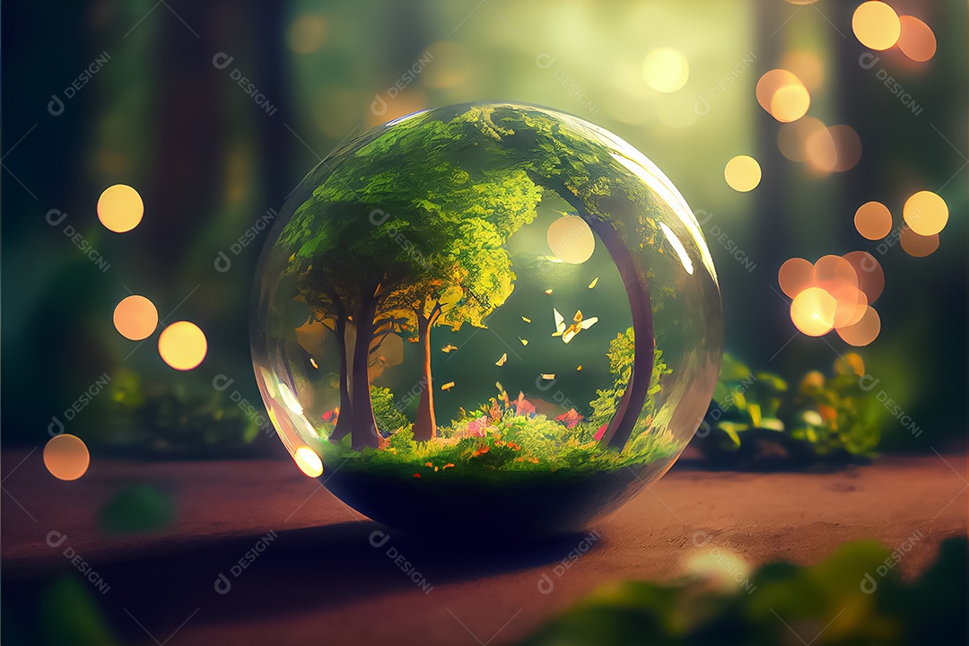 Dia mundial da floresta realista 21 de março