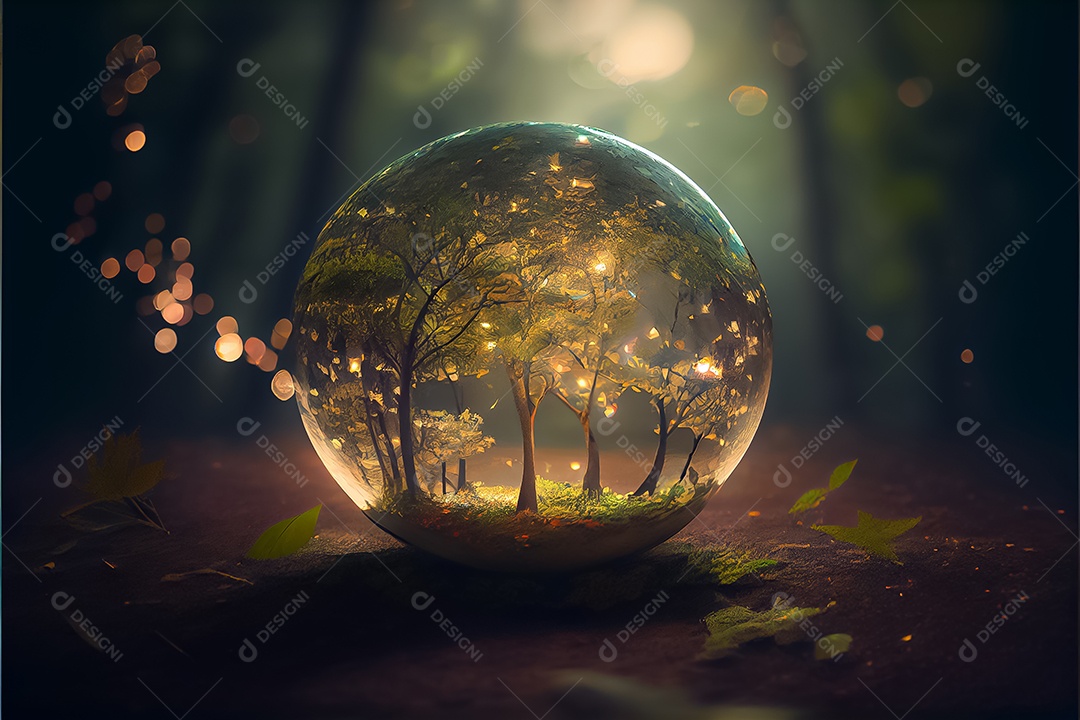 Dia mundial da floresta realista 21 de março