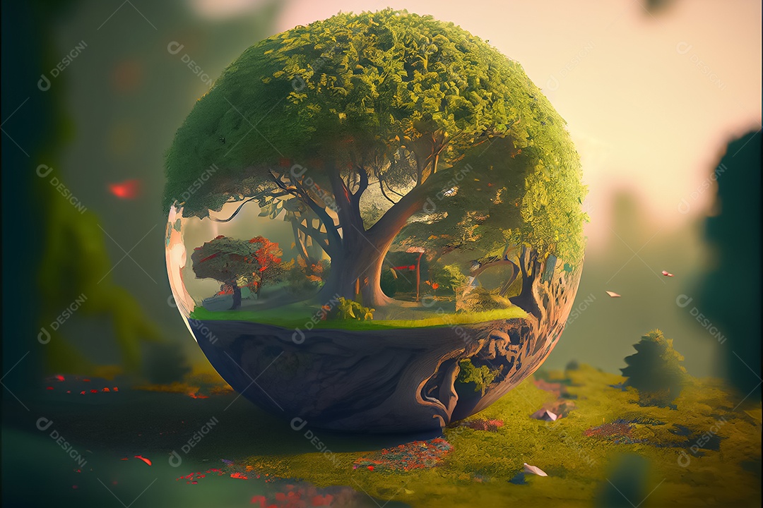 Dia mundial da floresta realista 21 de março